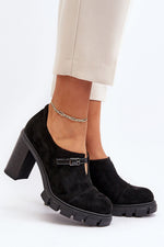 Heeled low shoes model 194702 Step in style - Trendyglobal 