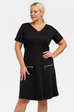 Plus size dress model 195022 Karko - Trendyglobal 