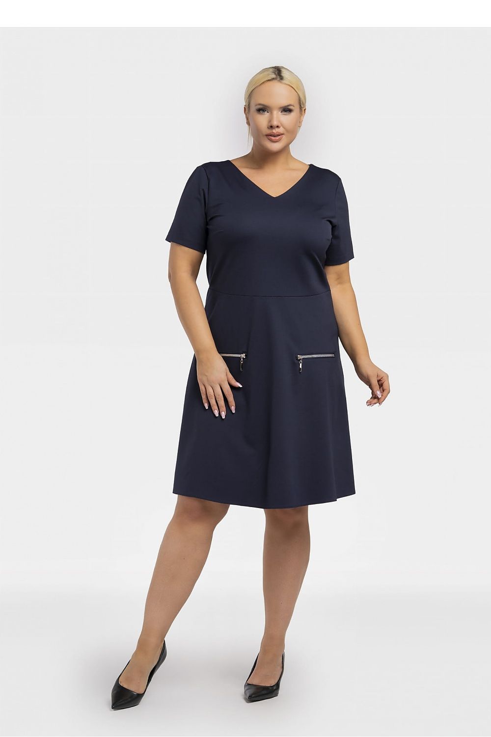 Plus size dress model 195022 Karko - Trendyglobal 