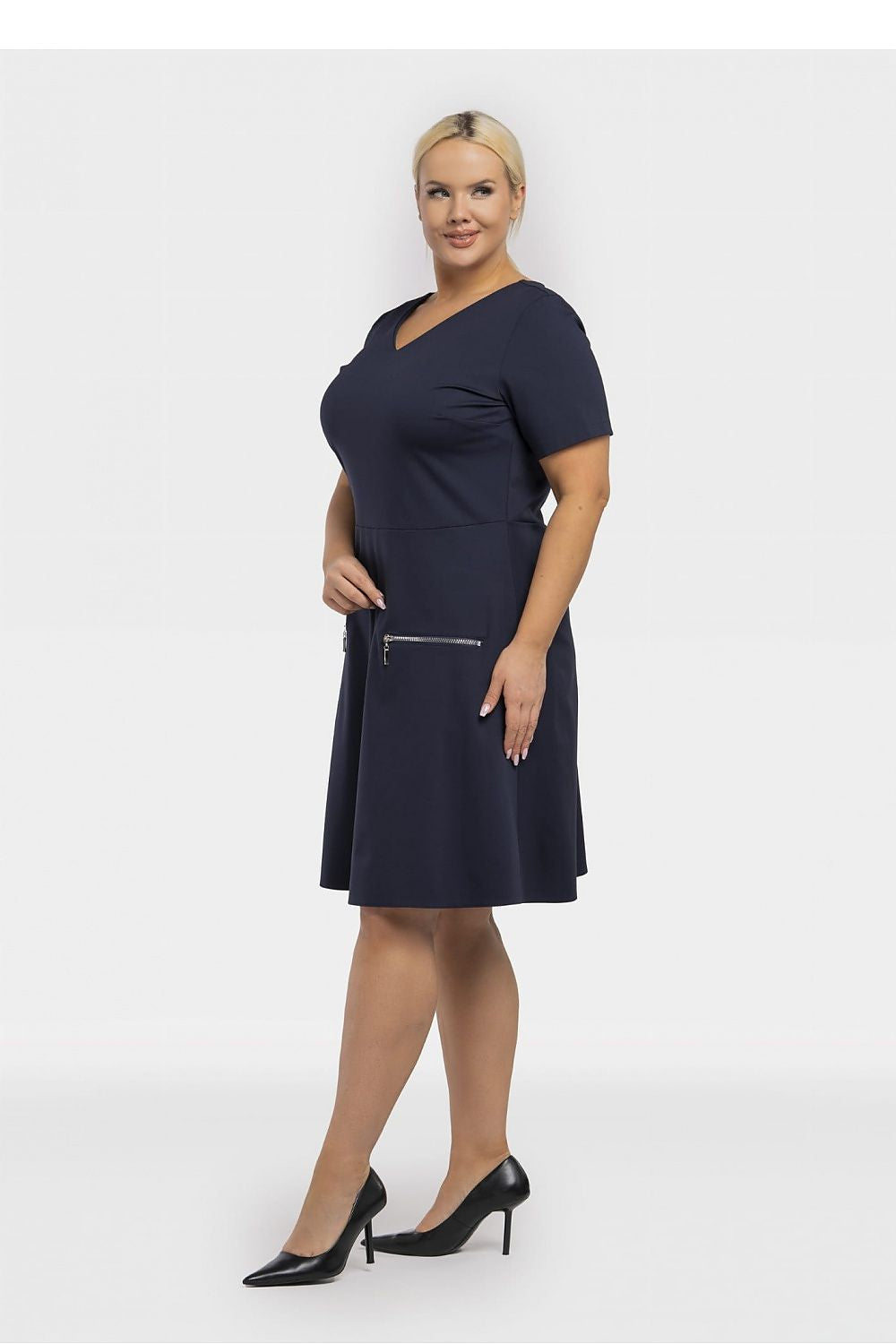 Plus size dress model 195022 Karko - Trendyglobal 