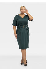 Plus size dress model 195025 Karko - Trendyglobal 