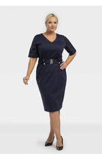 Plus size dress model 195025 Karko - Trendyglobal 