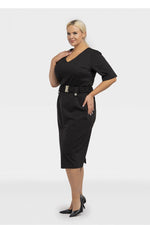 Plus size dress model 195025 Karko - Trendyglobal 