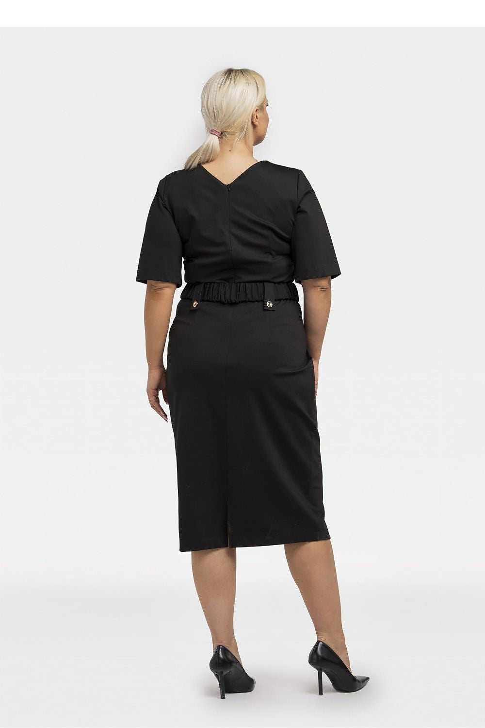 Plus size dress model 195025 Karko - Trendyglobal 