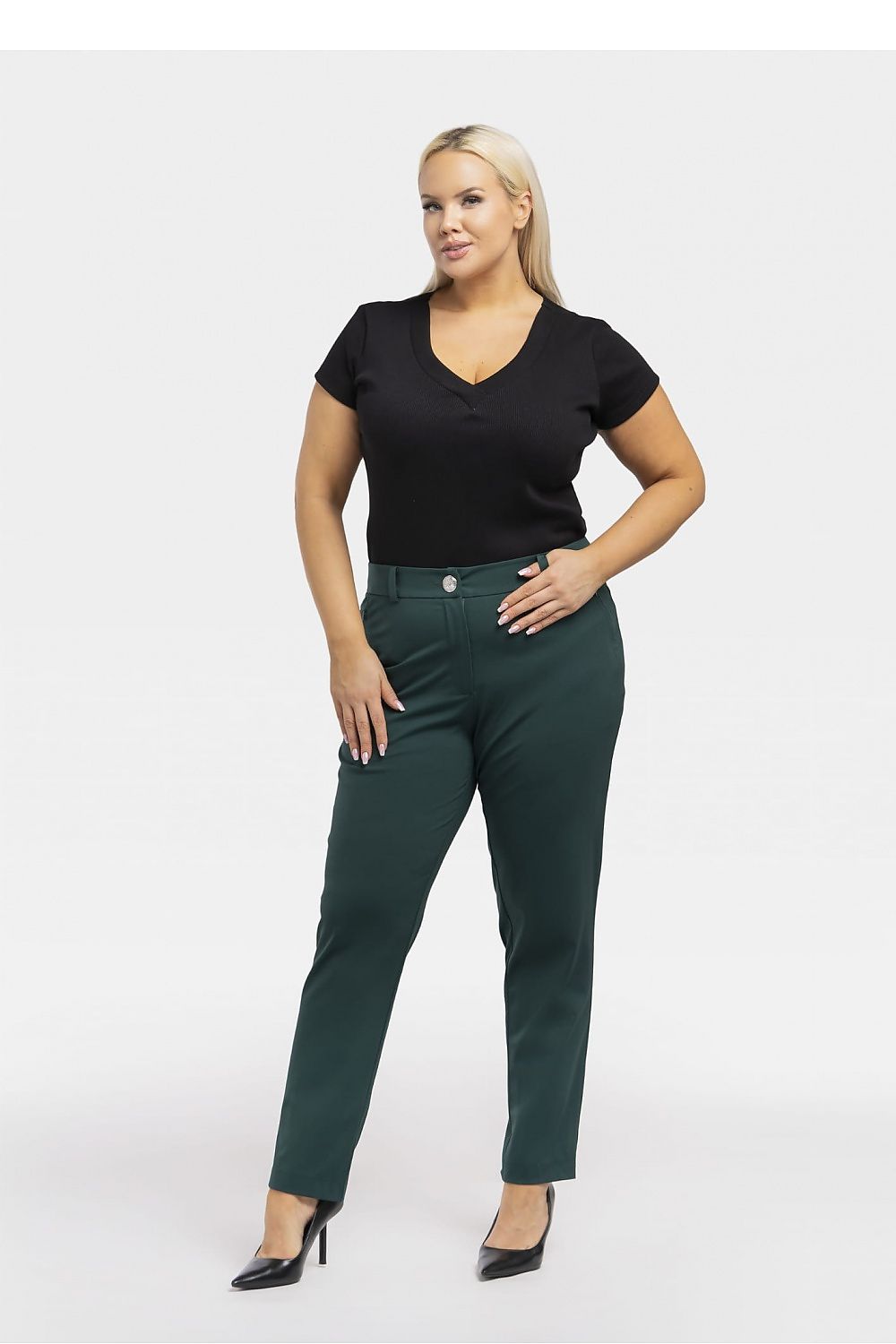 Plus size Trousers model 195034 Karko - Trendyglobal 