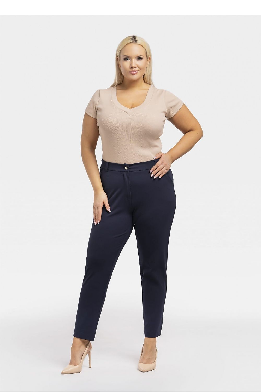 Plus size Trousers model 195038 Karko - Trendyglobal 