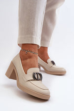 Heeled low shoes model 195401 Step in style - Trendyglobal 