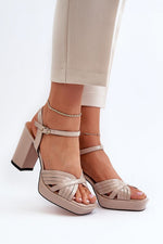 Heel sandals model 195544 Step in style - Trendyglobal 