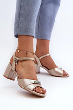 Heel sandals model 196332 Step in style - Trendyglobal 