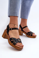 Heel sandals model 196336 Step in style - Trendyglobal 