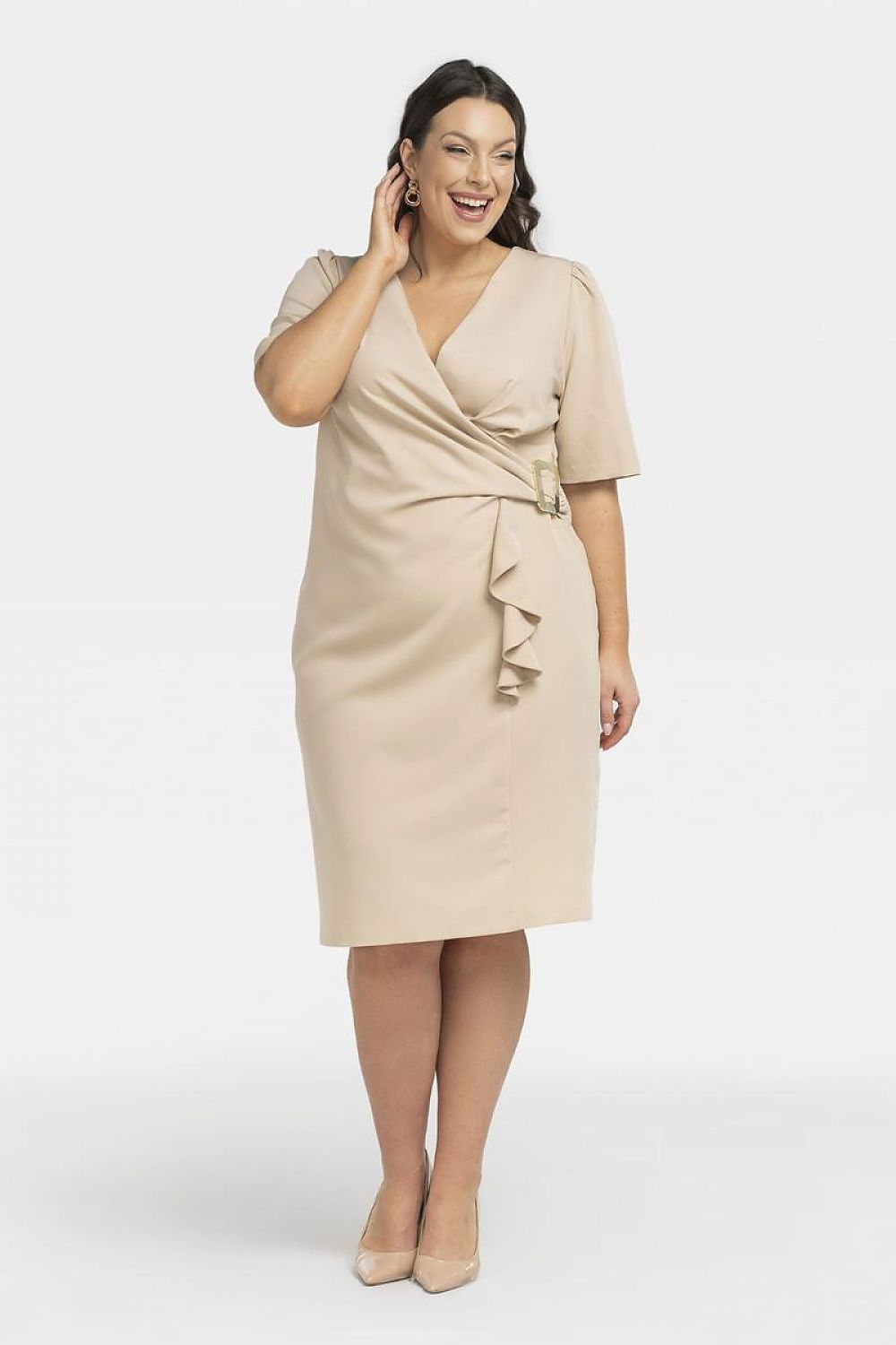 Plus size dress model 196891 Karko - Trendyglobal 