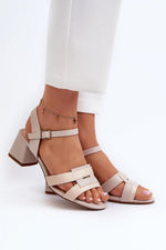 Heel sandals model 197096 Step in style - Trendyglobal 