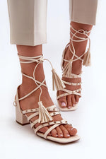 Heel sandals model 197585 Step in style - Trendyglobal 