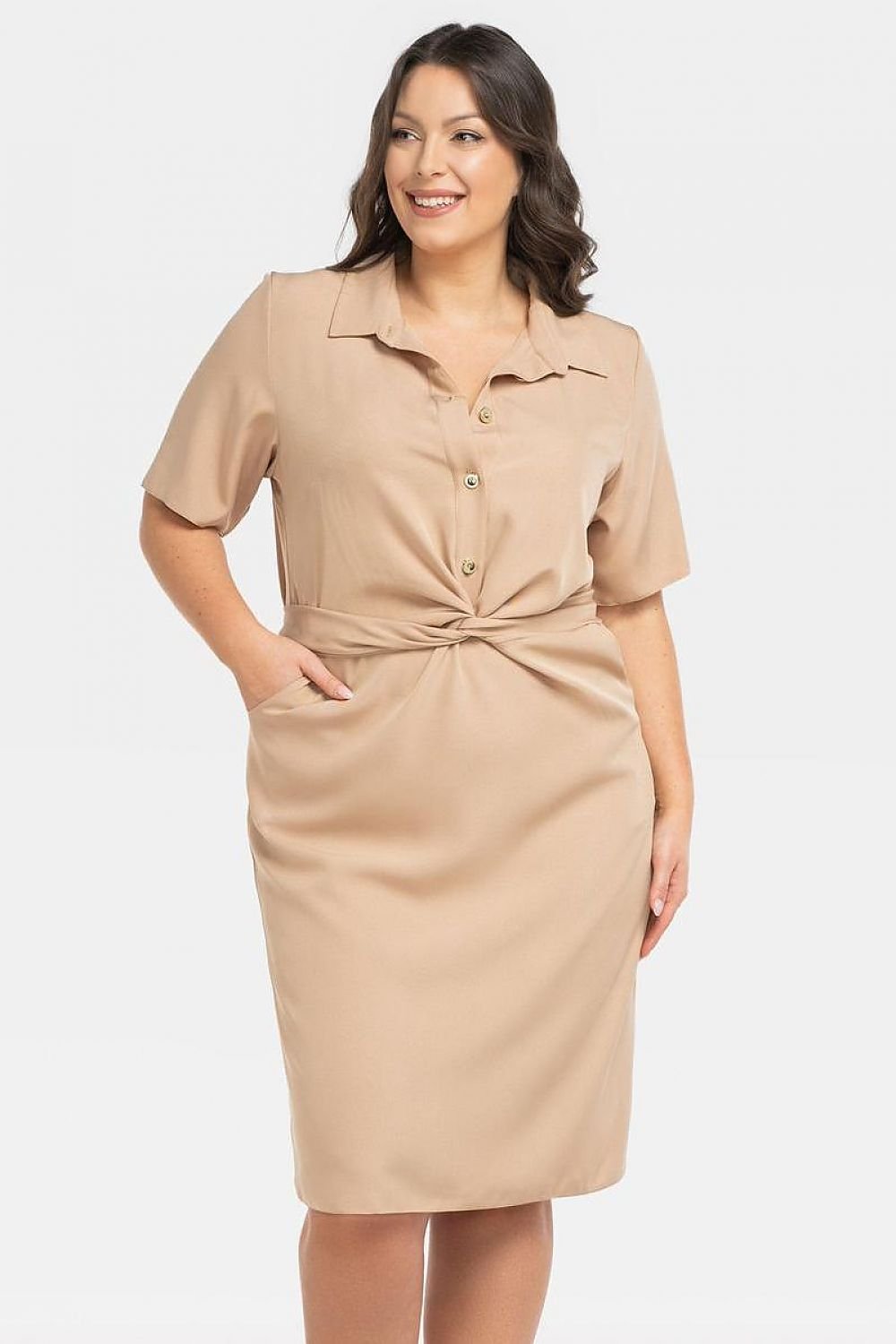 Plus size dress model 197778 Karko - Trendyglobal 