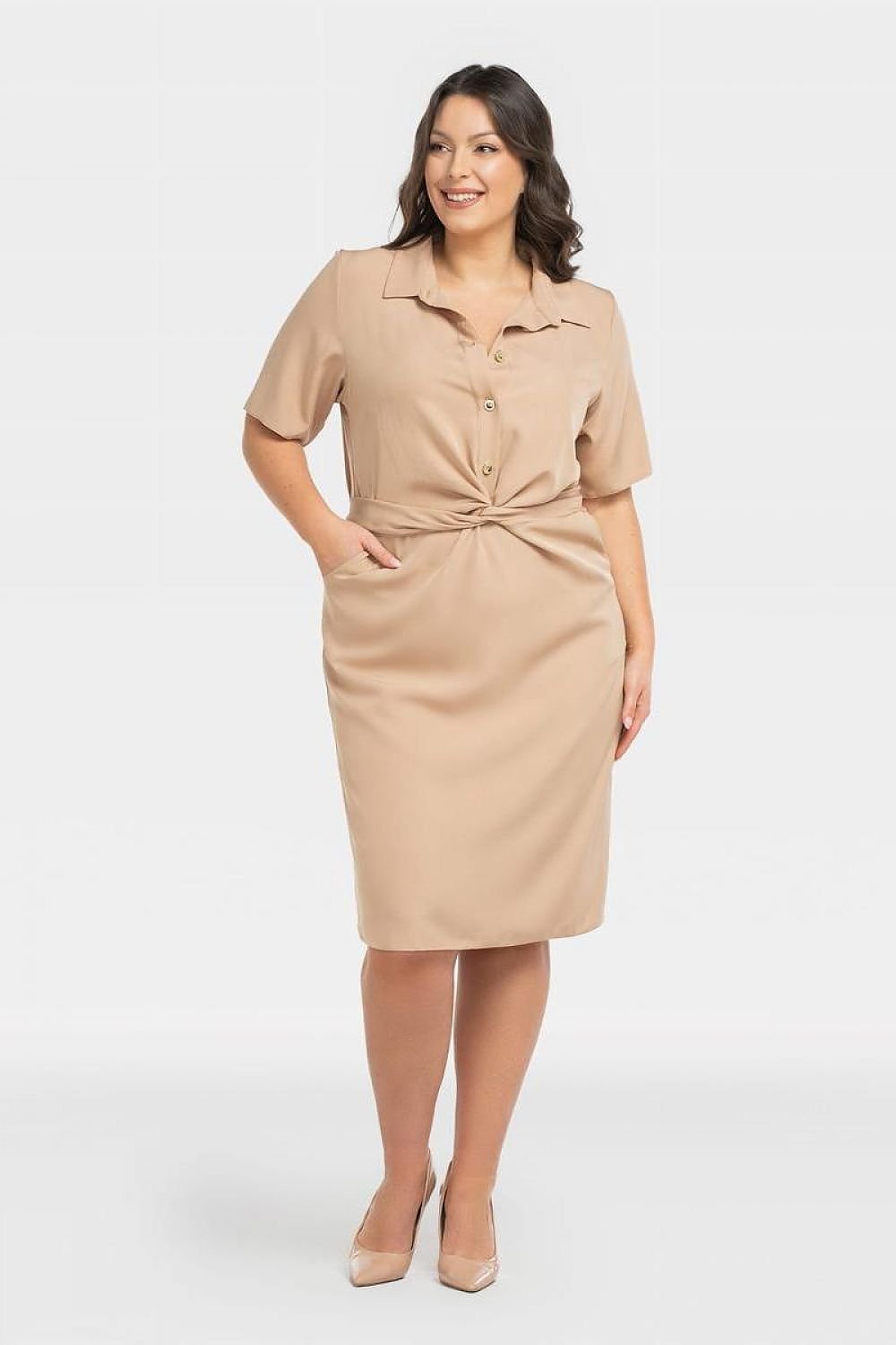 Plus size dress model 197778 Karko - Trendyglobal 