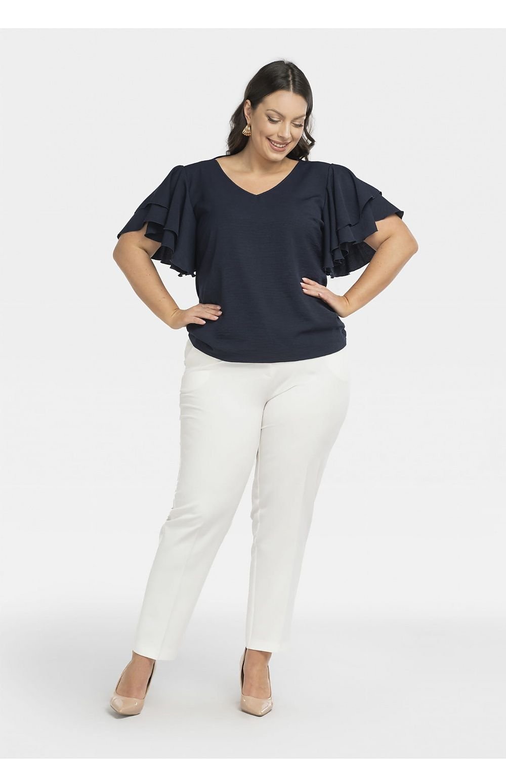 Plus size blouse model 198327 Karko - Trendyglobal 