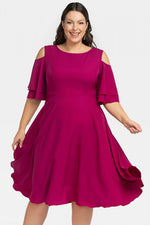 Plus size dress model 198330 Karko - Trendyglobal 