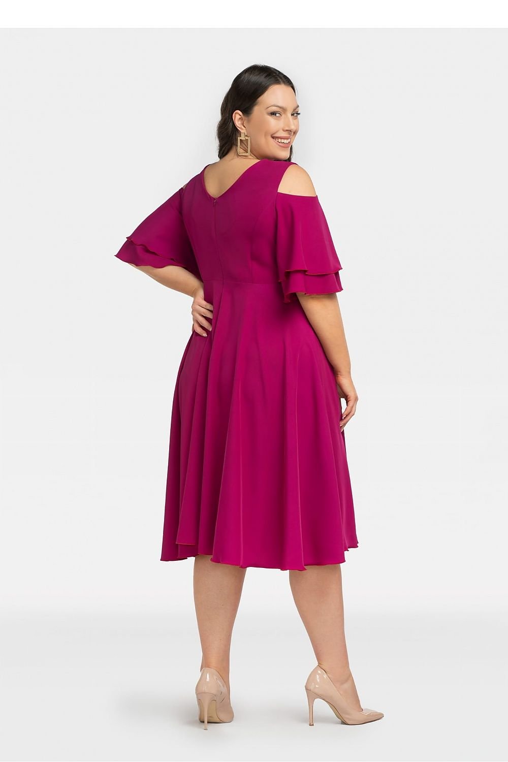 Plus size dress model 198330 Karko - Trendyglobal 