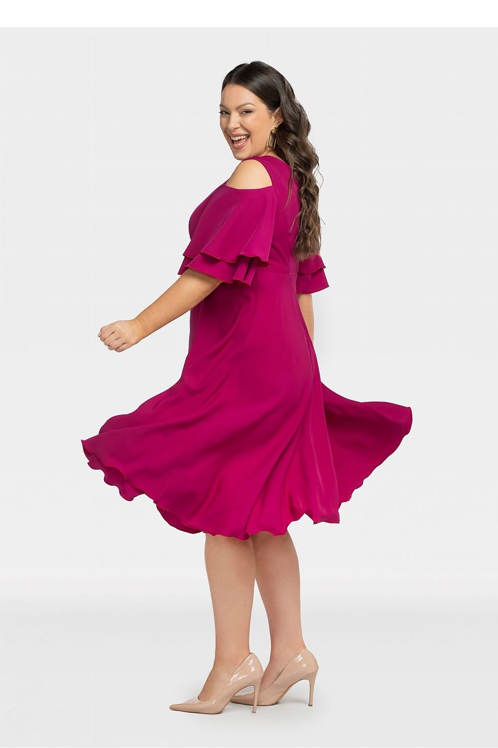 Plus size dress model 198330 Karko - Trendyglobal 