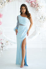 Long dress model 202384 Bicotone