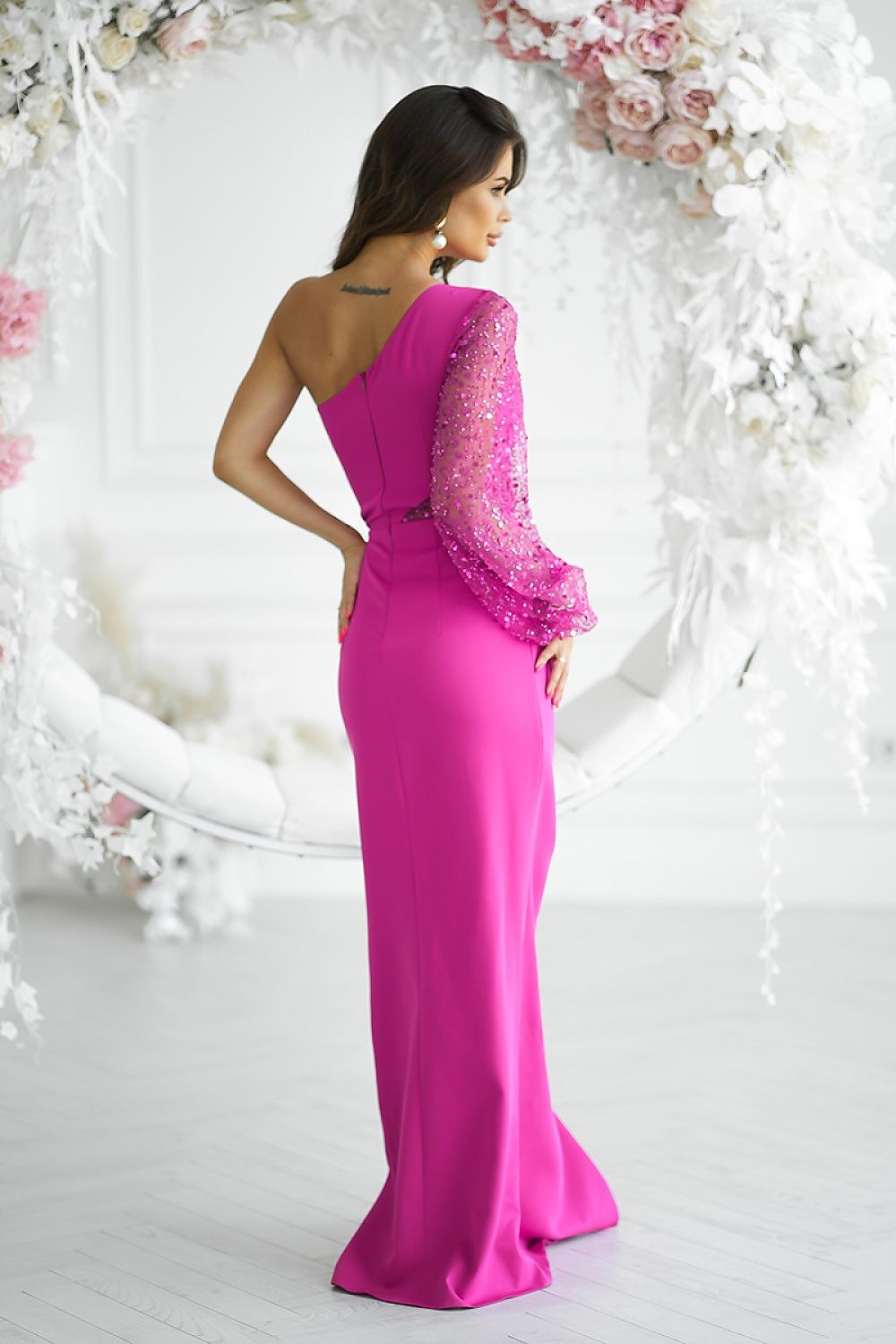 Long dress model 202384 Bicotone