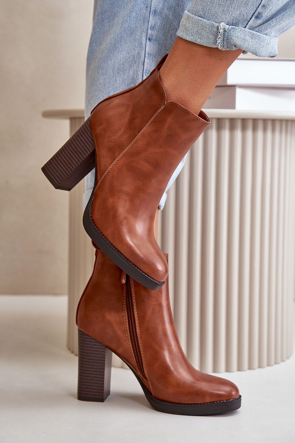 Heel boots model 199086 Step in style - Trendyglobal 