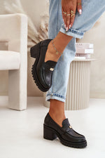 Heeled low shoes model 199316 Step in style - Trendyglobal 