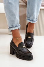 Heeled low shoes model 199316 Step in style - Trendyglobal 