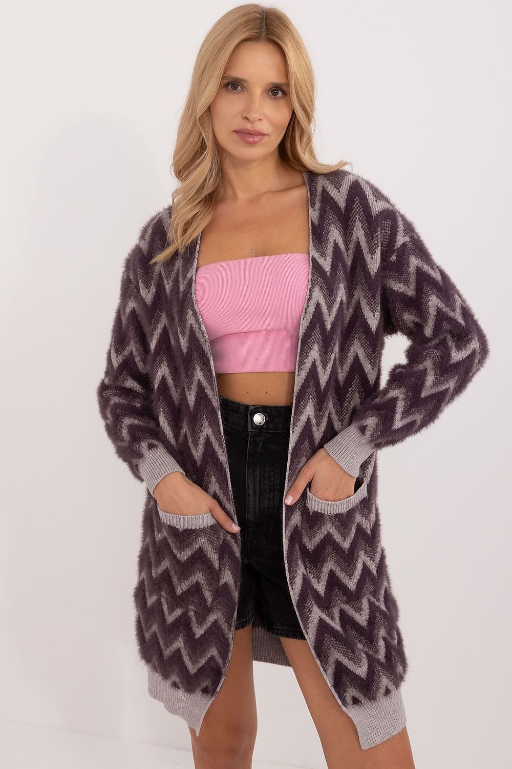 Cardigan model 199550 AT - Trendyglobal 