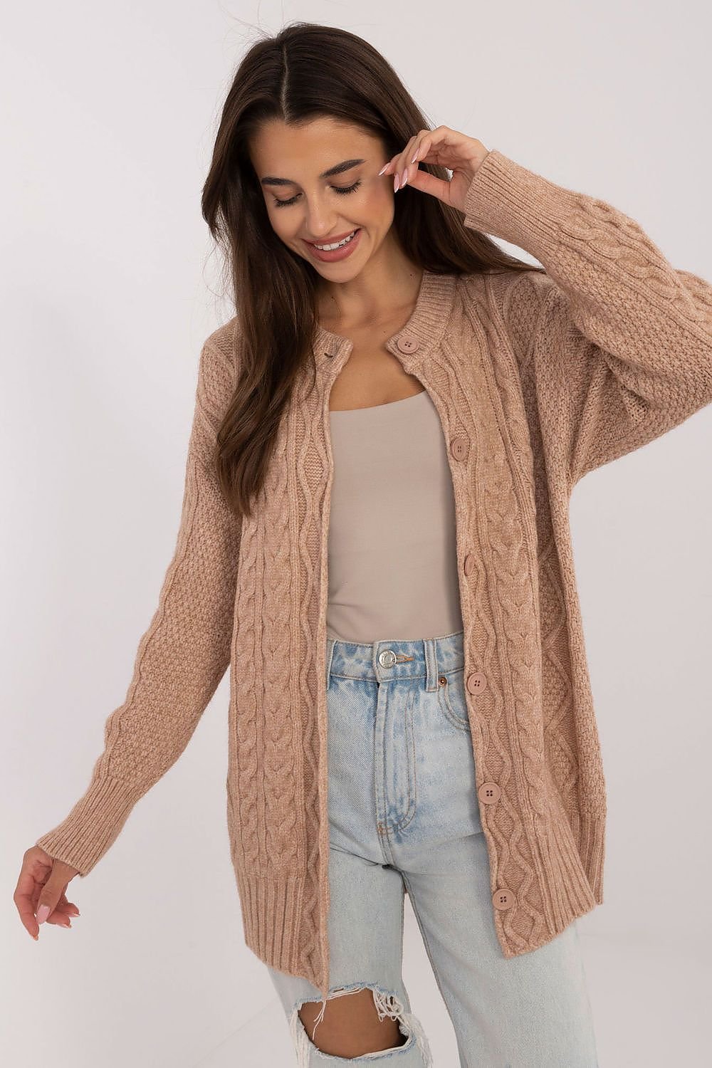 Cardigan model 199630 AT - Trendyglobal 