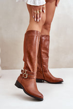 Thigh-Hight Boots model 199979 Step in style - brown / 36