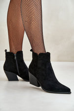 Heel boots model 200091 Step in style - black / 36