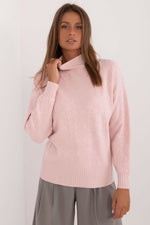 Jumper model 200333 AT - pink / one-size-fits-all