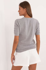 Short sleeve sweater model 200408 Factory Price - one-size-fits-all