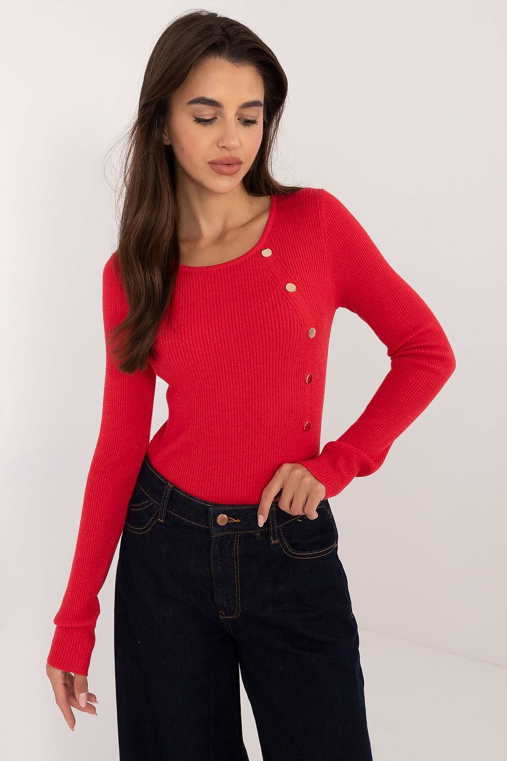 Jumper model 200325 AT - red / S/M