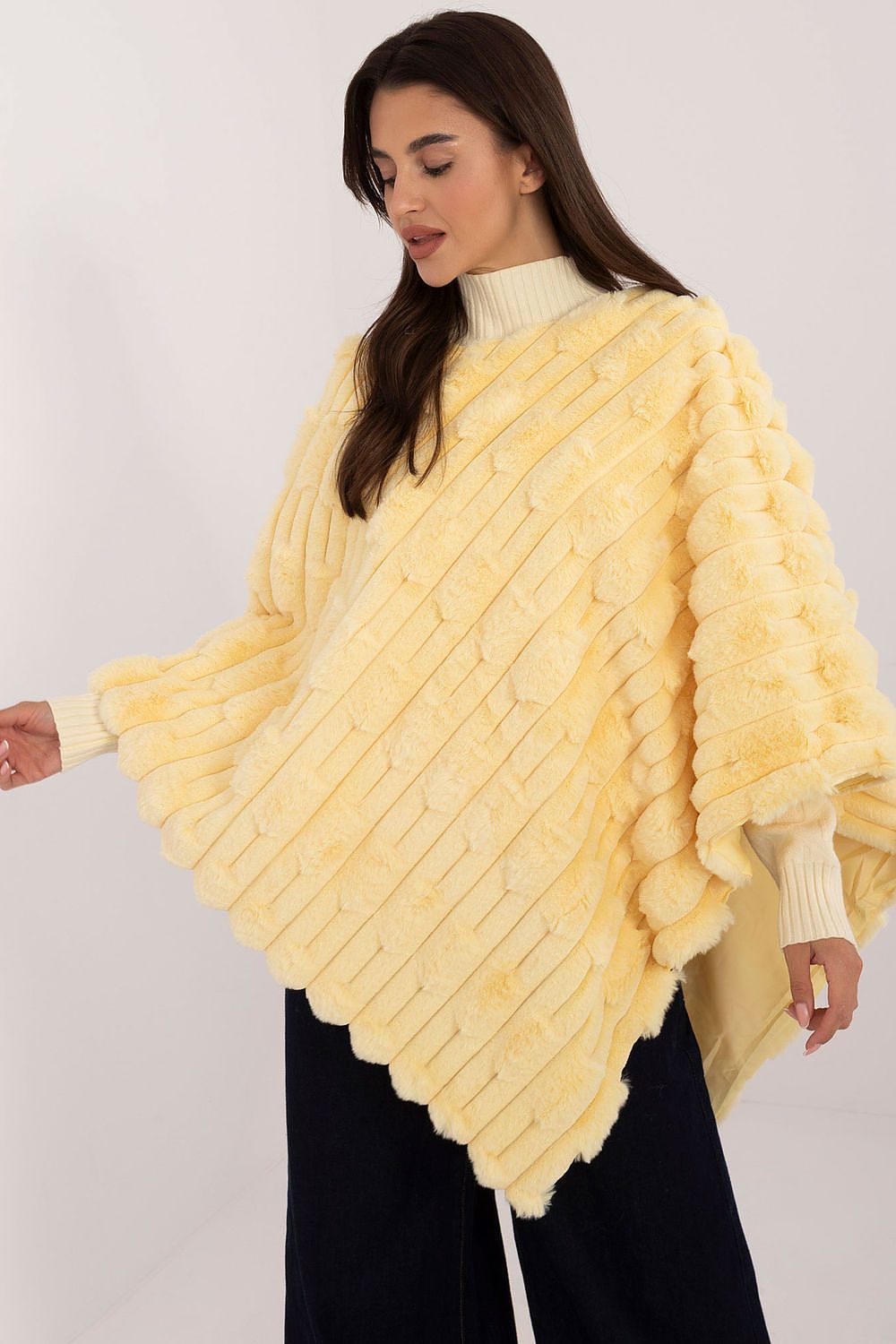 Poncho model 190863 AT - yellow / one-size-fits-all