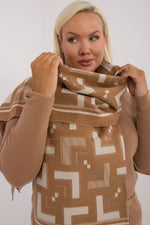 Shawl model 200540 AT - brown 2 / one-size-fits-all