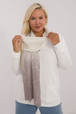 Shawl model 200860 AT - grey 2 / one-size-fits-all