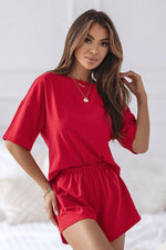 Pyjama model 201213 IVON - red / XS