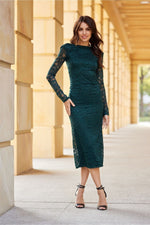 Evening dress model 201256 Roco Fashion - green / 36