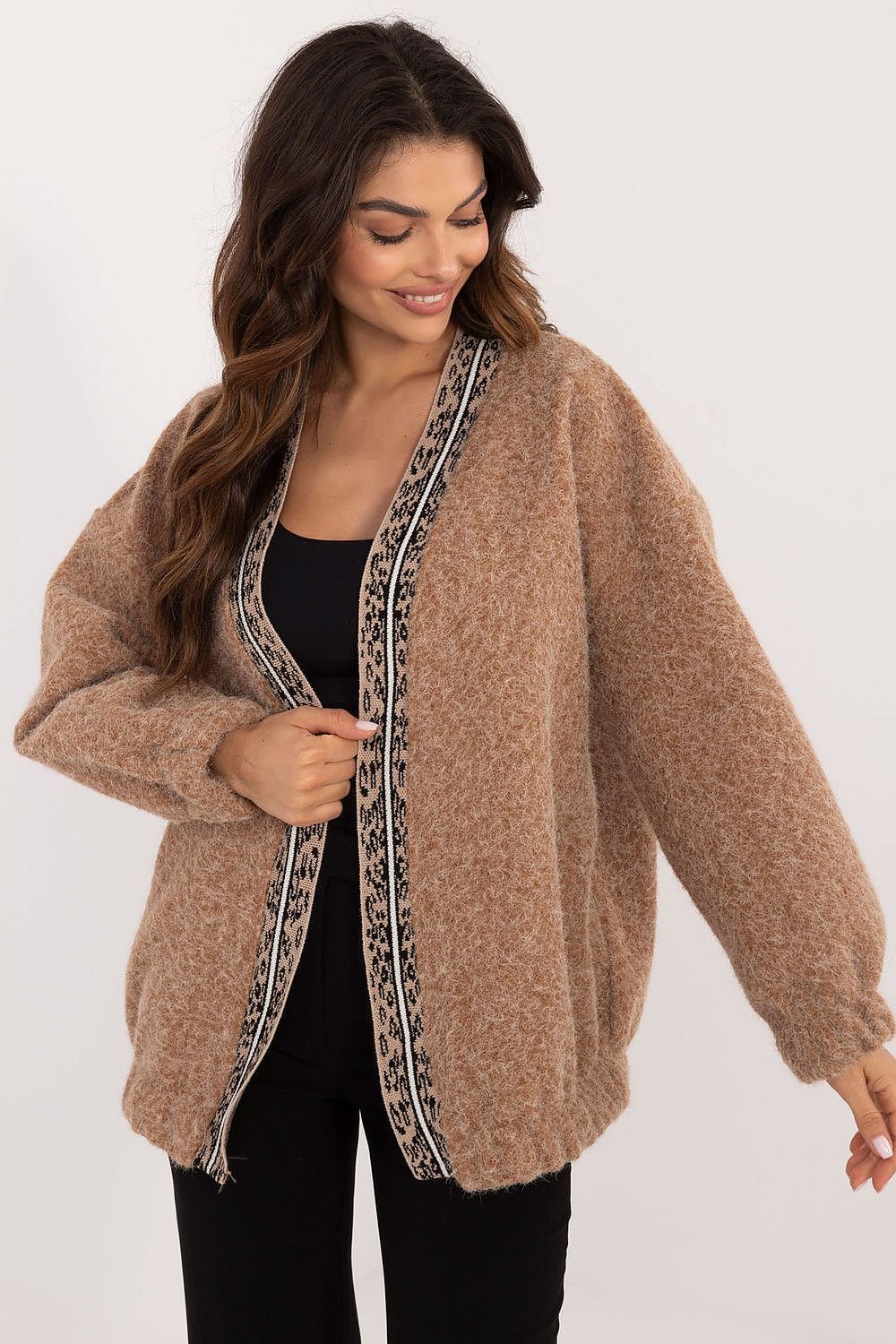 Cardigan model 201285 Italy Moda - brown / one-size-fits-all