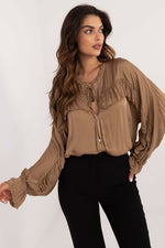 Long sleeve shirt model 201354 Och Bella - one-size-fits-all