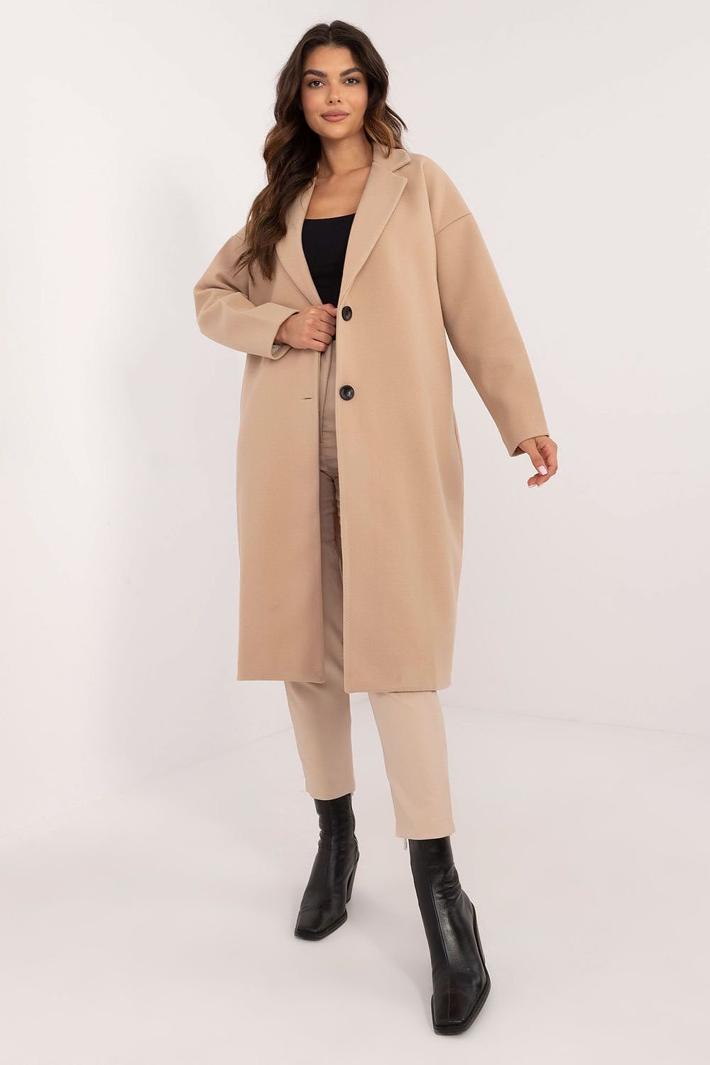 Coat model 201359 Och Bella - beige / S