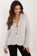 Cardigan model 201362 Och Bella - grey / one-size-fits-all