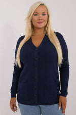 Jumper plus size model 201406 Factory Price - navy blue / XL/XXL