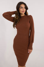 Bluse model 175118 Rue Paris - brown 3 / L - Klestopper