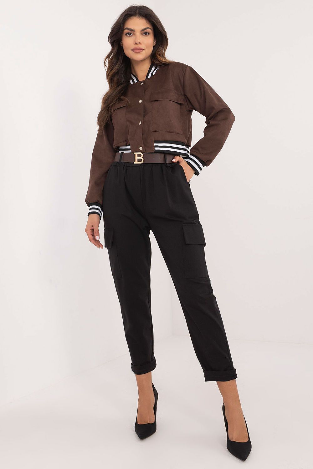 Women trousers model 202305 Och Bella - Trendyglobal 