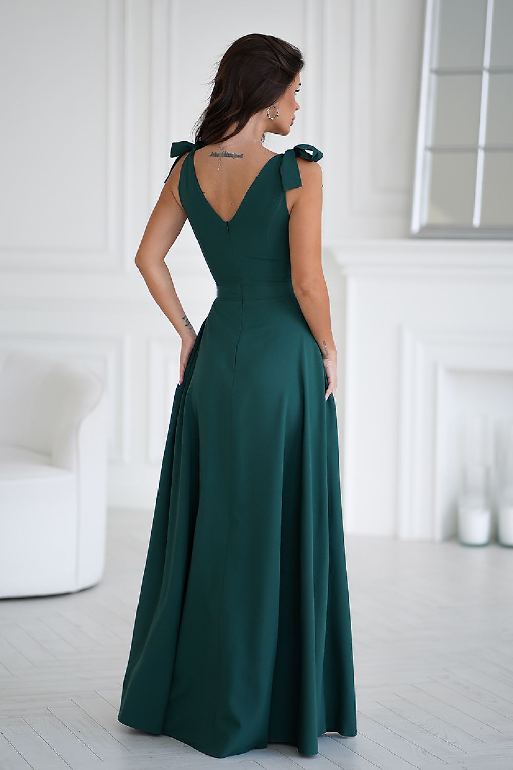 Long dress model 202376 Bicotone