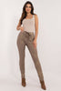 Women's trousers in glossy fabric 202423 Italy Moda