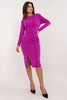 Pencil dress with shoulder pads 202535 Italy Moda